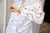 Blusas estampa listra, manga comprida casual