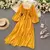 Vestido maxi de gola quadrada Woherb - comprar online