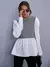 camisas femininas Hound branco e preto - loja online