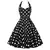 Vestido retro de bolinhas, Audrey Hepburn Robe na internet