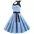 Vestido retro de bolinhas, Audrey Hepburn Robe - Donne50.online