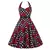 Vestido retro de bolinhas, Audrey Hepburn Robe na internet
