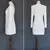 Vestido de passarela, manga comprida, trespassado duplo, gola - loja online