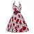 Vestido retro de bolinhas, Audrey Hepburn Robe na internet