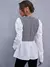 camisas femininas Hound branco e preto