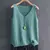 Blusa de malha sem mangas feminina, camisa com gola V - comprar online