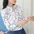 Imagem do Blusas estampa listra, manga comprida casual