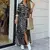 Imagem do Vestido estampado feminino outono