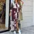Vestido estampado feminino outono