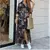 Vestido estampado feminino outono na internet