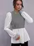 camisas femininas Hound branco e preto - loja online