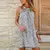 Vestido estampado diamante sem mangas , Casual Streetwear, Metal Ha - loja online