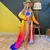 Vestido feminino de chiffon tecido confortável, sem rugas - loja online