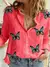 Camisas botão lapela manga longa - Donne50.online
