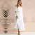 Teelynn-vestido boho branco para mulheres