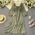 Vestido maxi de gola quadrada Woherb - loja online