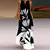 Imagem do Vestido longo sem mangas com decote em v feminino com bolso