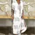 Vestido estampado feminino outono - loja online