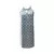 Vestido estampado diamante sem mangas , Casual Streetwear, Metal Ha