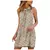 Vestido estampado diamante sem mangas , Casual Streetwear, Metal Ha - Donne50.online