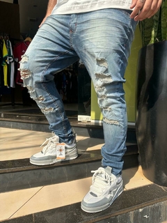 Calça Jeans City Denim Mais Rasgada