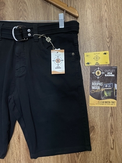 Bermuda Jeans Catucci Color Preta na internet