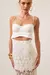 VESTIDO HIT MIDI BORDADO YNGRID OFF-WHITE - comprar online