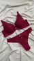 Conjunto de Lingerir Com Bojo PLUS SIZE Anna - VERMELHO - comprar online