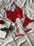 Conjunto de Lingerir Com Cinta Liga Petalas - VERMELHO - comprar online