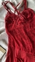 Camisola em Tule e Renda - Petalas de Amor - VERMELHA - Lcmodaaintima 
