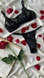 Conjunto de Lingerie Preto - Petalas Promessas - comprar online