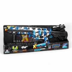 Lançador de bolinhas gel eletrico xniper super boom - comprar online