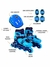 PATINS INFANTIL - KIT COM ACESSÓRIOS DE SEGURANÇA - loja online