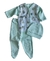 Conjunto para Recién Nacido Verde Agua con estampado - comprar online