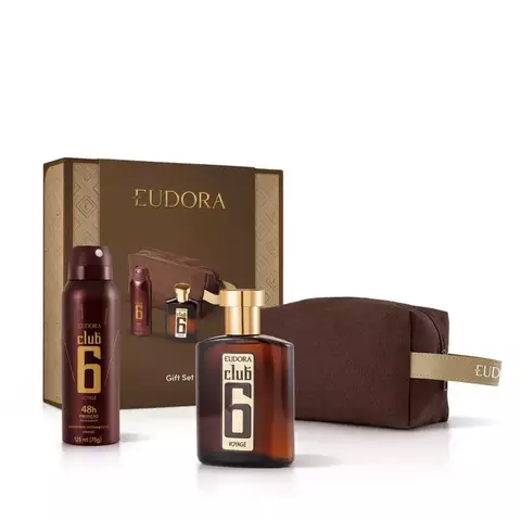 Kit Presente Club 6 Voyage (3 itens) - EUDORA