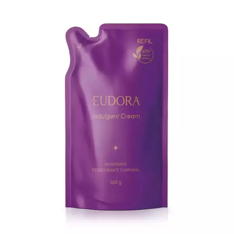 Refil Creme Hidratante Desodorante Corporal Indulgent Cream 200g - EUDORA