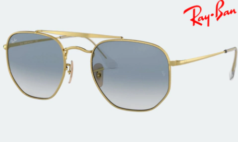 Marshal Dorado Azul degradé - RB3648 - comprar online