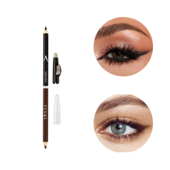 Lápis 2 em 1 Preto e Marrom - comprar online