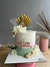 Imagen de tortas con flores naturales