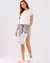 PIJAMA FEMININO MANGA CURTA COM SHORTS - comprar online