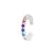 Piercing Fake Zircônia Coloridas - comprar online