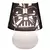 Abajur Micro Lampe Star Wars Vader Dark Side Ø15x20cm Polietileno Branco e Preto. - comprar online