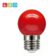 Lâmpada led bolinha G45 1,5w decorativa vermelha E27 220v Galaxy.