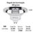 Lâmpada LED AR111 12w 2700k GU10 1493 bivolt Galaxy Led. - Diamante do LED