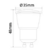 Lâmpada LED mini-dicróica MR11 4W GU10 bivolt Branco Frio 6500K. na internet