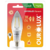 Lâmpada Superled Vela Filamento Clara E14 3W bivolt 2700K.