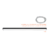 Luminaria pendente linear preto retangular led integrado 120cm 3000k bivolt. - comprar online