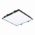 Plafon LED embutir edge quadrado 3000K 20W bivolt 26cm x26cm x 5.2cm preto.