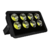 Refletor holofote LED Ultra COB preto 400w 3000K branco quente IP66.