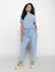 Blusa em Algodão Biamar Azul | 11960 na internet